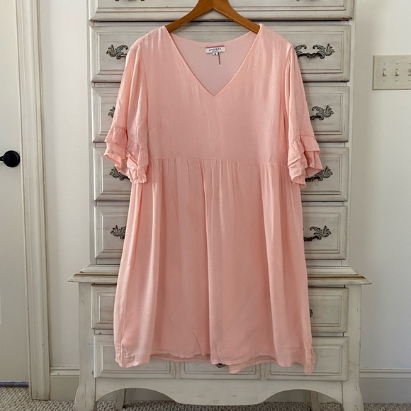 Vici Dresses Pink Gauze Babydoll Dress Poshmark